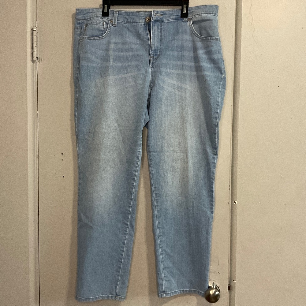 Straight leg jeans